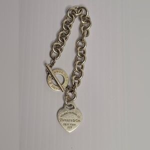 Tiffany & Co. Silver Heart Tag Bracelet